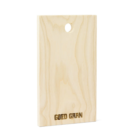 Plankjewel met eigen tekst Goed gaan Essen FSC 100%