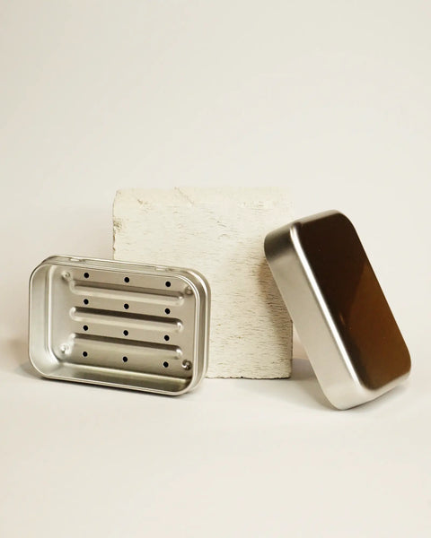 Zeepdoos van aluminium