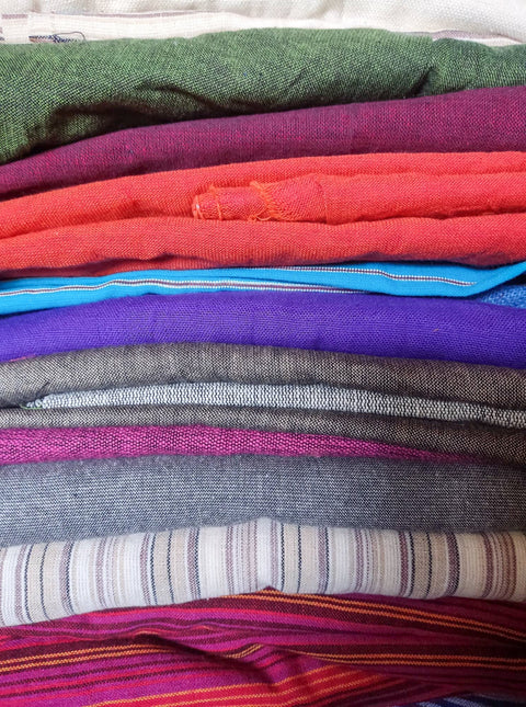 Soft cotton scarf, handwoven in Nepal - Shakti.ism | शक्तिवाद