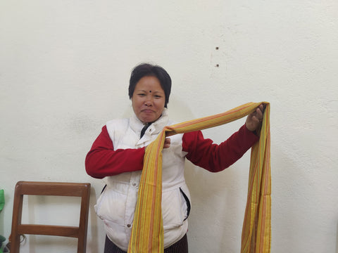 Soft cotton scarf, handwoven in Nepal - Shakti.ism | शक्तिवाद