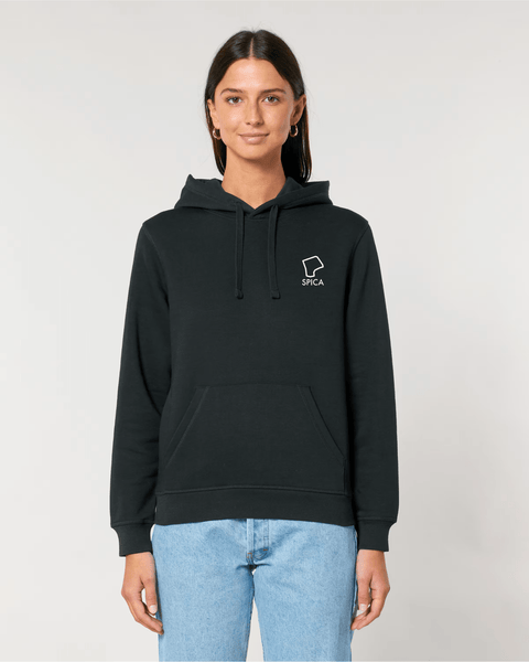 Spica hoodie met Spica omtrek Spijkerkwartier logo - Spica Lifestyle Arnhem