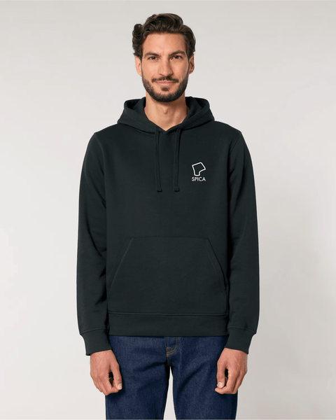 Spica hoodie met Spica omtrek Spijkerkwartier logo - Spica Lifestyle Arnhem