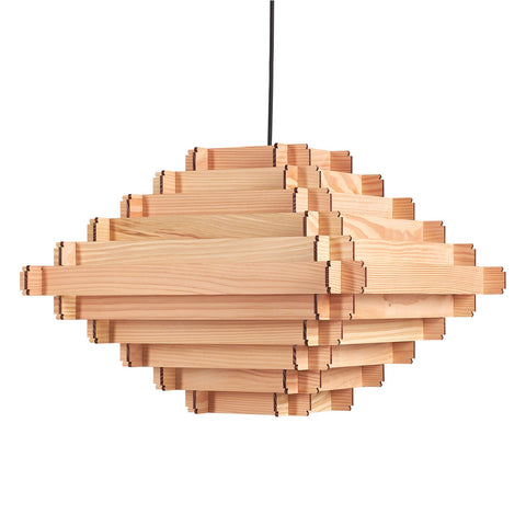 Stacking lamp 52cm pendant lamp made of wood