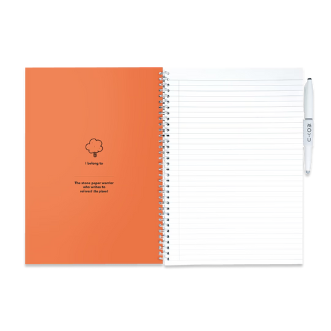 Erasable Notebook A4 - Sunset Orange