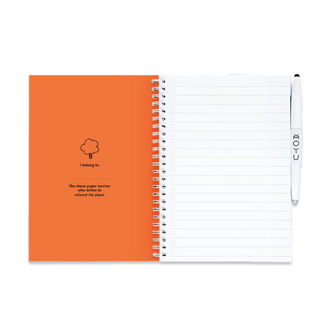Erasable Notebook A5 - Sunset Orange