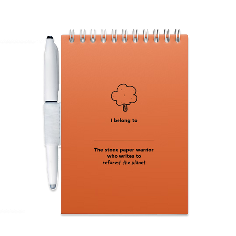 Erasable Notepad A6 - Sunset Orange
