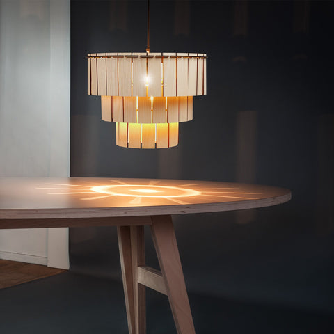 taglight boven tafel 50cm blank met lamp