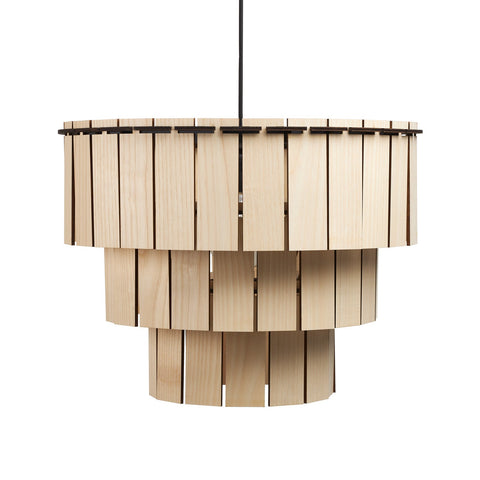 kroonluchter van hout essen taglight
