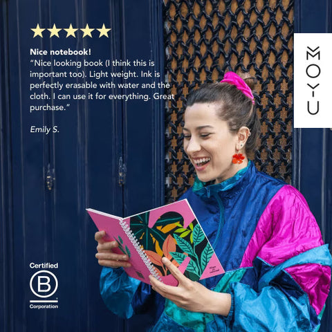 Erasable Notepad A6 - Love Garden