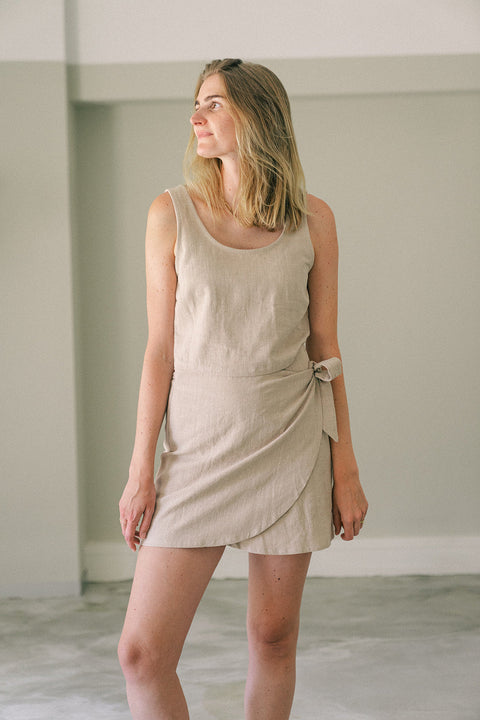 Beige skirt & top