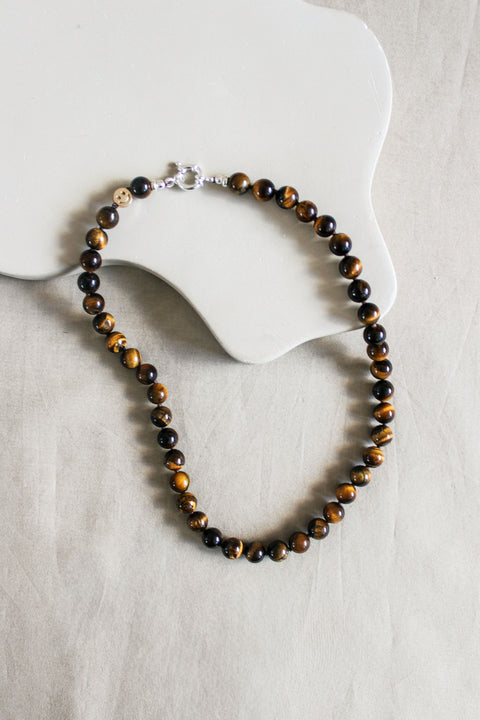 'Ella' Tijgeroog Ketting