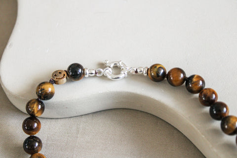 'Ella' Tijgeroog Ketting