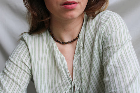 'Mabel' Tijgeroog Ketting