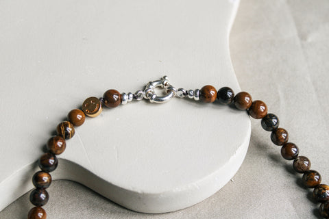 'Mabel' Tijgeroog Ketting