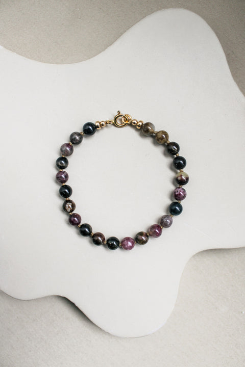 Toermalijn armband 'Inès'