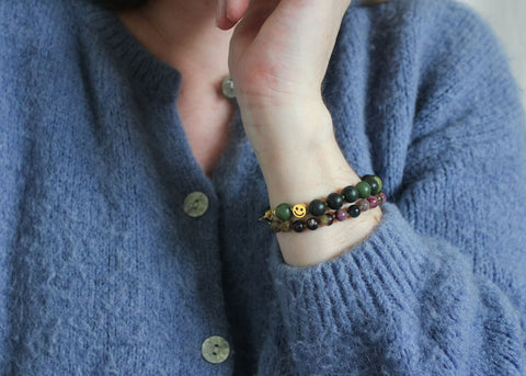 Serpentijn armband 'Emma'