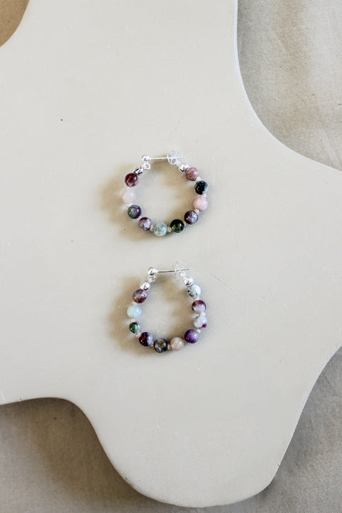 'Puck' Toermalijn Oorbellen