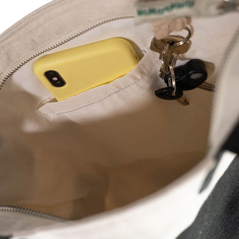 tote bag met rits moo musthave foto binnenkant tas