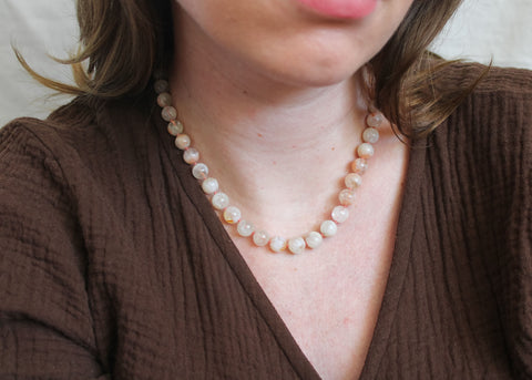Citrienkwarts ketting 'Stella'