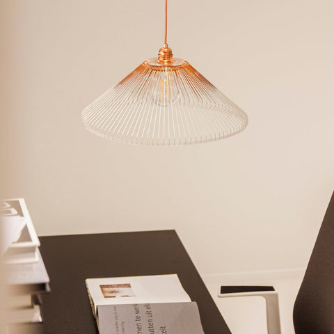 Duurzame upcycle Dutch stalen design HOOK'D zwart lamp gemaakt van gerecycle materialen - Tolhuijs