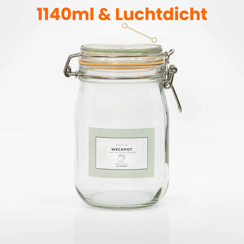 Pottle - Duurzame weckpot (1140ml)