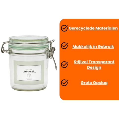 Pottle - Duurzame weckpot (530ml)