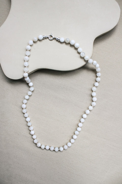 Maansteen ketting 'Inès'