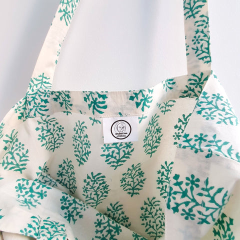 XL block print tote bag - Shakti.ism | शक्तिवाद